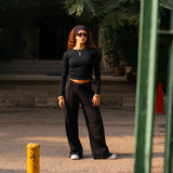 Black Wide Leg Pants