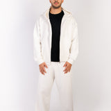 Men Zip-Up — in White