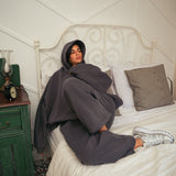 Women Cozy Pants – In Charcoal
