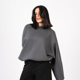 The Bat Hoodie - In Charcoal