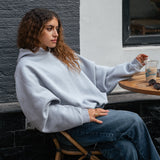 The Bat Hoodie - In Silver