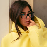 The Bat Hoodie - in Butter Yellow