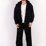 Men Zip-Up — in Black