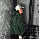 The Bat Hoodie - In Olive