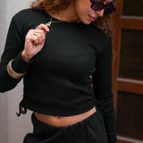 The Bow Top — Ink Black