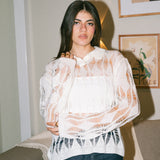 The Knit Collar — in Pearl White