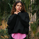 The Bat Hoodie - In Ink Black