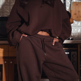 Women Cozy Pants– In Cocoa Brown