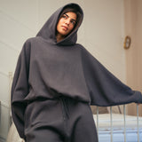 The Bat Hoodie - In Charcoal