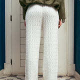 Pre Order The Cloud Knit Pants - In White