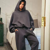 The Bat Hoodie - In Charcoal