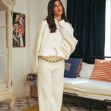 Pre Order The Cloud Knit Pants - In White