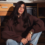 The Bat Hoodie - in Brown Cocoa