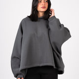 The Bat Hoodie - In Charcoal