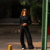 Black Wide Leg Pants