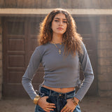 The Bow Top - In Silver