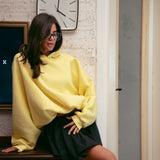 The Bat Hoodie - in Butter Yellow