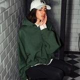 The Bat Hoodie - In Olive