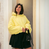 The Bat Hoodie - in Butter Yellow