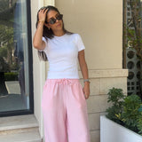 The Linen — in Baby Pink