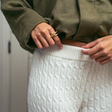 Pre Order The Cloud Knit Pants - In White