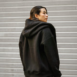 Women Zip-Up — in Black
