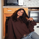 The Bat Hoodie - in Brown Cocoa