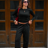 Black Wide Leg Pants