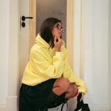 The Bat Hoodie - in Butter Yellow
