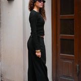 Black Wide Leg Pants