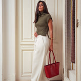 Women Cozy Pants– In White