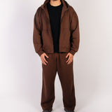 The Zip Up Set — in Brown