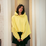 The Bat Hoodie - in Butter Yellow