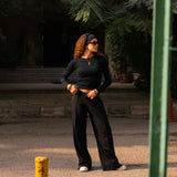 Black Wide Leg Pants