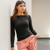 The Gathered Top — Soft Noir