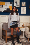 The Bat Hoodie - In Silver