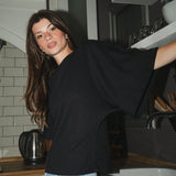 The Bat Top — in Black
