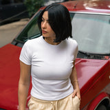 White Fitted T-shirt