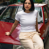 White Fitted T-shirt