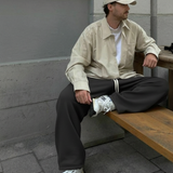 Men Cozy Pants – In Charcoal