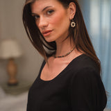 The Bow Top - in Black