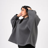 Charcoal Bat Hoodie