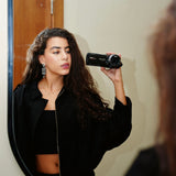 Suede Bomber Jacket – In Black