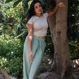 Mint Linen Pants