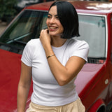 White Fitted T-shirt