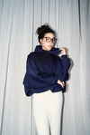 The Bat Hoodie - in Navy