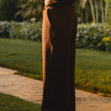 Brown Straight Fit Sweatpants