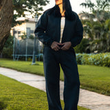 Navy Zip up