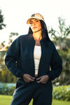 Navy Zip up