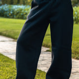 Navy Straight Fit Sweatpants